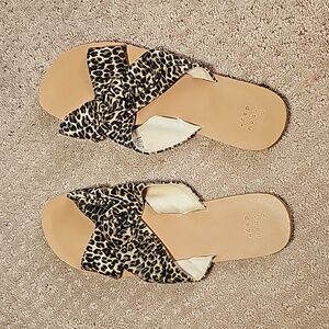 Leopard Print Sandals